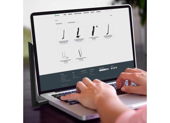 TP-Link USB WiFi Adapter for Desktop PC, AC1300 USB 3.0 Wireless Dual Band Network Adapter with High Gain Antenna(Archer T3U Plus), MU-MIMO, Windows 11/10/8.1/8/7/XP, Mac OS 10.9-10.15