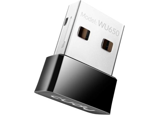 Cudy AC650 Wireless Dual Band USB Adapter (2.4GHz Up To 200Mbps) (5GHz Up To 433Mbps)