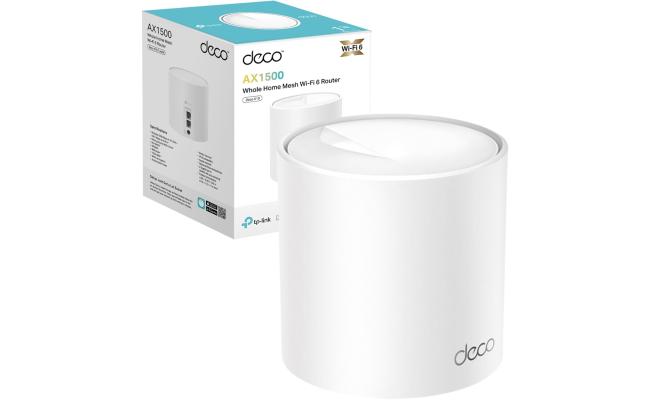TP-Link Deco X10 Router WiFi 6 AX1500Mbps Mesh System, Gigabit Ethernet Ports, Extender Booster, Easy Setup, Internet Booster Routers