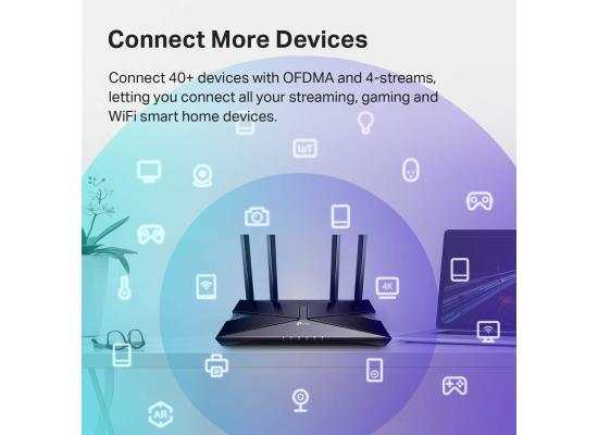TP-Link AX1800 WiFi 6 Smart WiFi Router (Archer AX23) - Dual Band Gigabit Wireless Internet Router, OFDMA, Parental Controls, Long Range Coverage