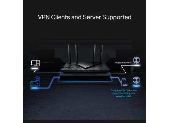 TP-Link AX3000 WiFi 6 Router (Archer AX55 Pro) - Multi Gigabit Wireless Internet, 2 x 2.5 Gbps Ports, Dual Band, VPN Router, OFDMA, MU-MIMO, USB 3.0 Port, WPA3, Compatible with Alexa