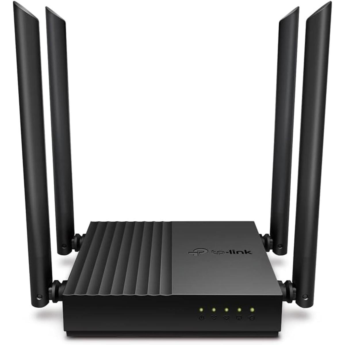 TP-Link Archer C64 Router WiFi AC1200Mbps, WiFi Router,Gigabit Ethernet Ports, VPN Router Server, Easy Setup, Internet Booster Routers, WiFi Booster, WPA3, Gaming Xbox PS4 Steam, Easy Setup,EasyMesh