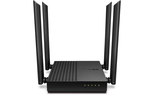 TP-Link Archer C64 Router WiFi AC1200Mbps, WiFi Router,Gigabit Ethernet Ports, VPN Router Server, Easy Setup, Internet Booster Routers, WiFi Booster, WPA3, Gaming Xbox PS4 Steam, Easy Setup,EasyMesh