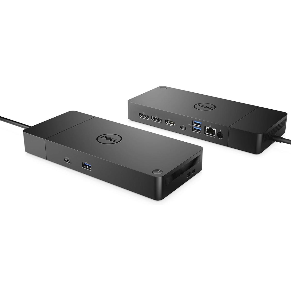 Dell WD19S 180W Docking Station (with 130W Power Delivery) USB-C, HDMI, Dual DisplayPort, Gigabit Ethernet - black