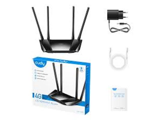 Cudy 4G LTE N300 Wi-Fi Router , 150Mbps LTE + 300 Mbps Wi-Fi PPTP/L2TP VPN Client Flexible WAN/LAN Port