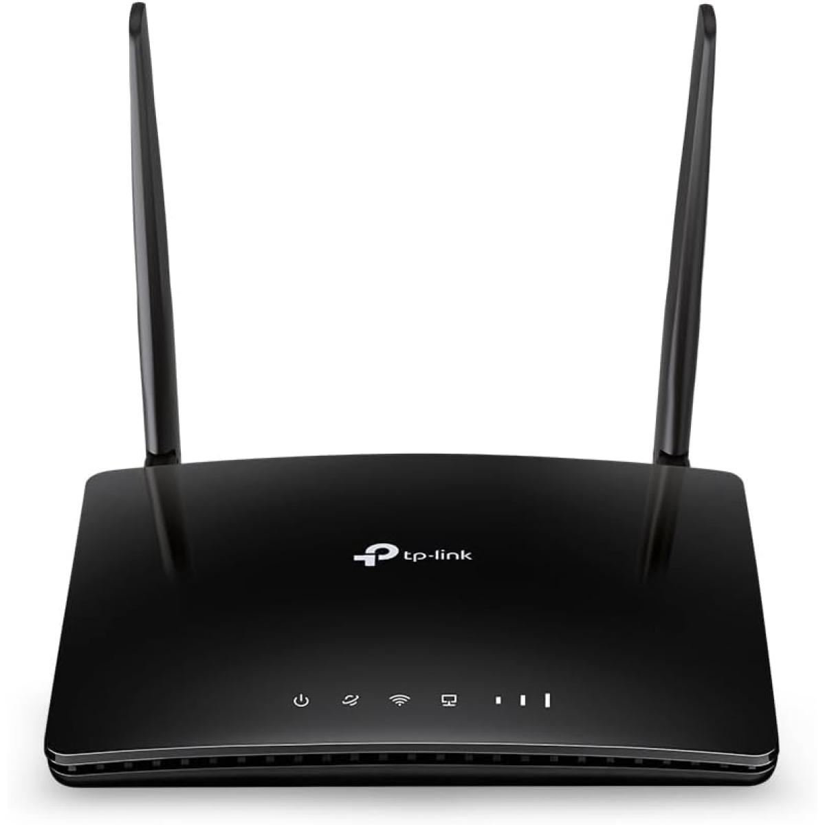 TP-Link AC1200 Wireless Dual Band 4G LTE Router, Up to 1.2Gbps, Travel Router,MU-MIMO, OneMesh Mode, Gaming & Streaming, HomeShield, Plug&Play, Easy Setup,Parental Control, App Control(Archer MR402)