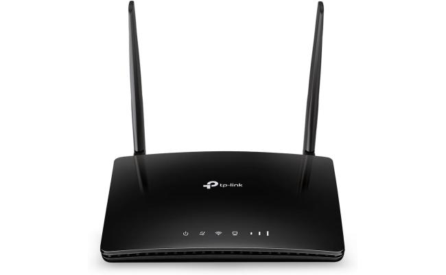 TP-Link AC1200 Wireless Dual Band 4G LTE Router, Up to 1.2Gbps, Travel Router,MU-MIMO, OneMesh Mode, Gaming & Streaming, HomeShield, Plug&Play, Easy Setup,Parental Control, App Control(Archer MR402)
