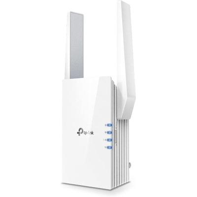 TP-Link AX1500 WiFi Extender Internet Booster, WiFi 6 Range Extender Covers up to 1500 sq.ft and 25 Devices,Dual Band up to 1.5Gbps Speed, AP Mode w/Gigabit Port, APP Setup, OneMesh Compatible(RE505X)