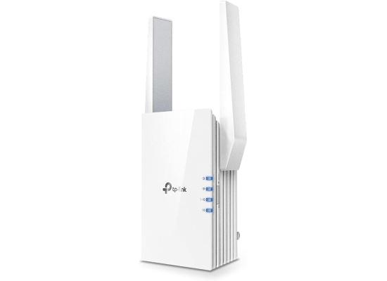 TP-Link AX1500 WiFi Extender Internet Booster, WiFi 6 Range Extender Covers up to 1500 sq.ft and 25 Devices,Dual Band up to 1.5Gbps Speed, AP Mode w/Gigabit Port, APP Setup, OneMesh Compatible(RE505X)