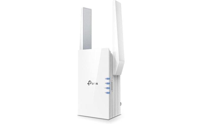 TP-Link AX1500 WiFi Extender Internet Booster, WiFi 6 Range Extender Covers up to 1500 sq.ft and 25 Devices,Dual Band up to 1.5Gbps Speed, AP Mode w/Gigabit Port, APP Setup, OneMesh Compatible(RE505X)