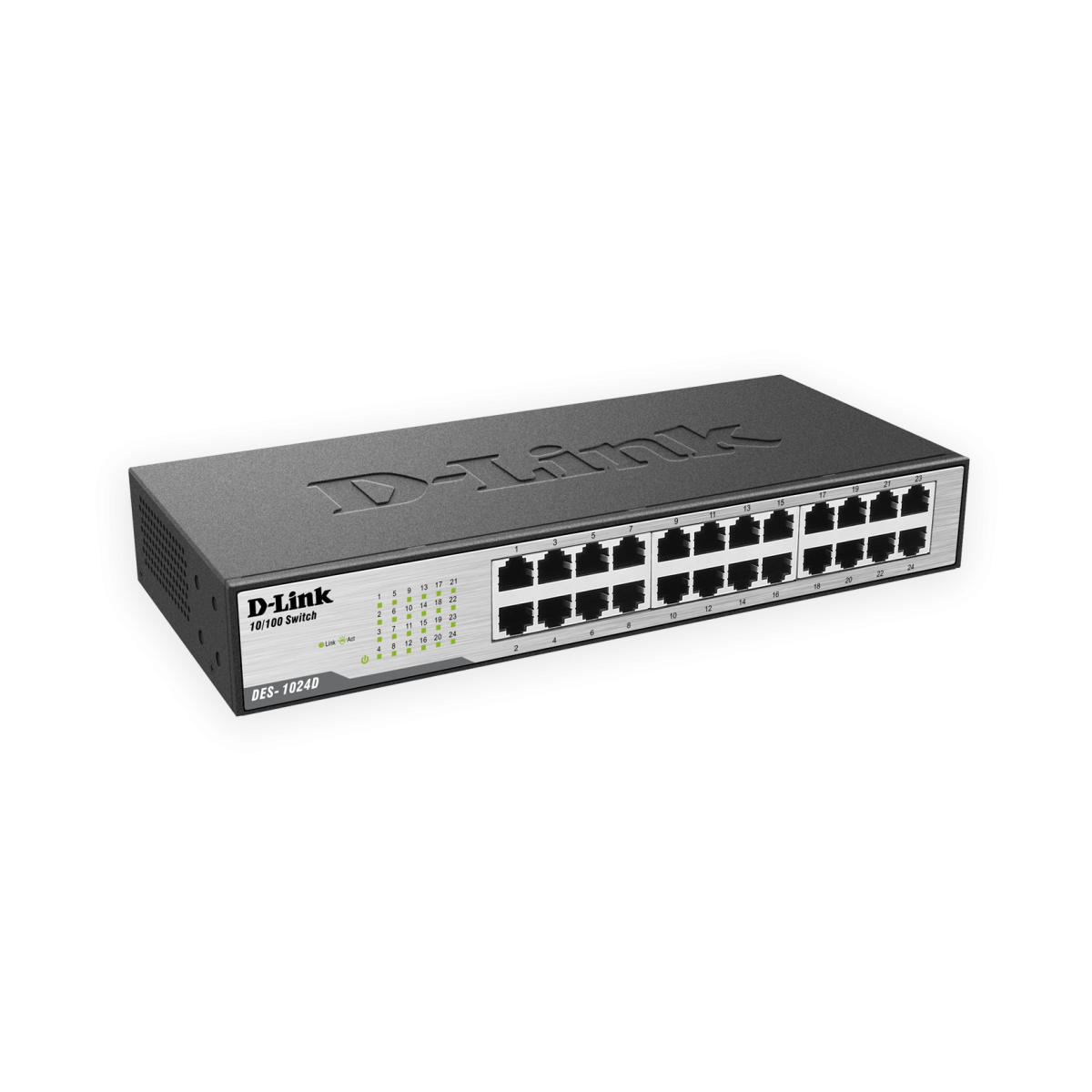 D-Link 24-Port 10/100 Unmanaged Rackmount Switch