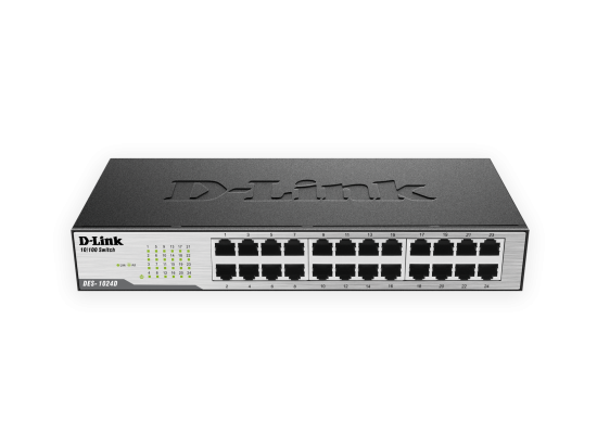 D-Link 24-Port 10/100 Unmanaged Rackmount Switch