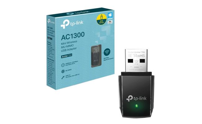 TP-Link AC1300 - USB 3.0 Mini WiFi Adapter 2.4G/5G Dual Band Wireless Network Adapter for PC Desktop