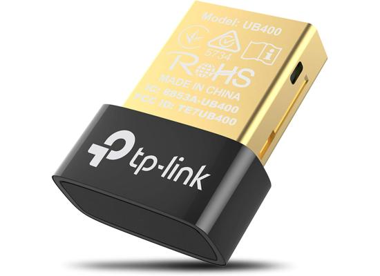 TP-Link USB Bluetooth 4.0 Nano USB Adapter (UB400),Plug and Play, compatible with Bluetooth V3.0/2.1/2.0/1.1