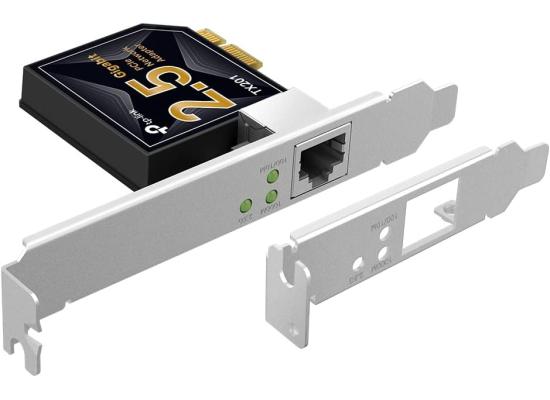 TP-Link 2.5GB PCIe Network Card (TX201) – PCIe to 2.5 Gigabit Ethernet Network Adapter, Supports Windows 11/10/8.1/8/7, Win Server 2022/2019/2016, Linux