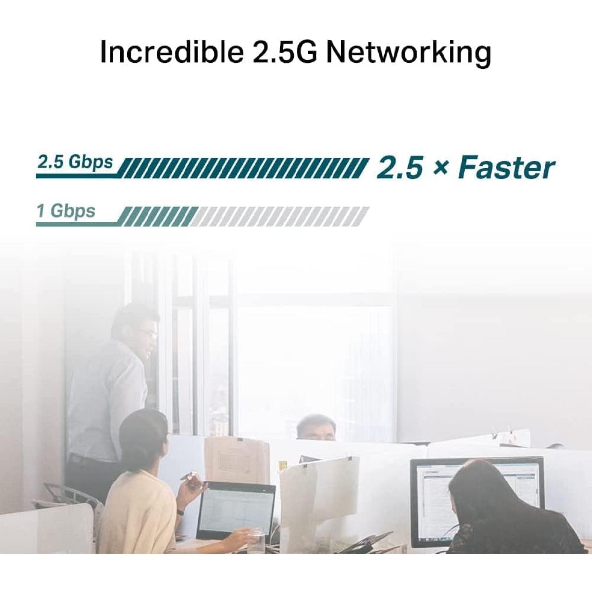 TP-Link 2.5GB PCIe Network Card (TX201) – PCIe to 2.5 Gigabit Ethernet Network Adapter, Supports Windows 11/10/8.1/8/7, Win Server 2022/2019/2016, Linux