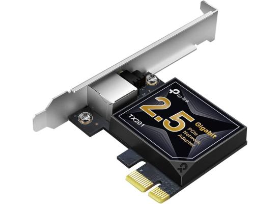 TP-Link 2.5GB PCIe Network Card (TX201) – PCIe to 2.5 Gigabit Ethernet Network Adapter, Supports Windows 11/10/8.1/8/7, Win Server 2022/2019/2016, Linux