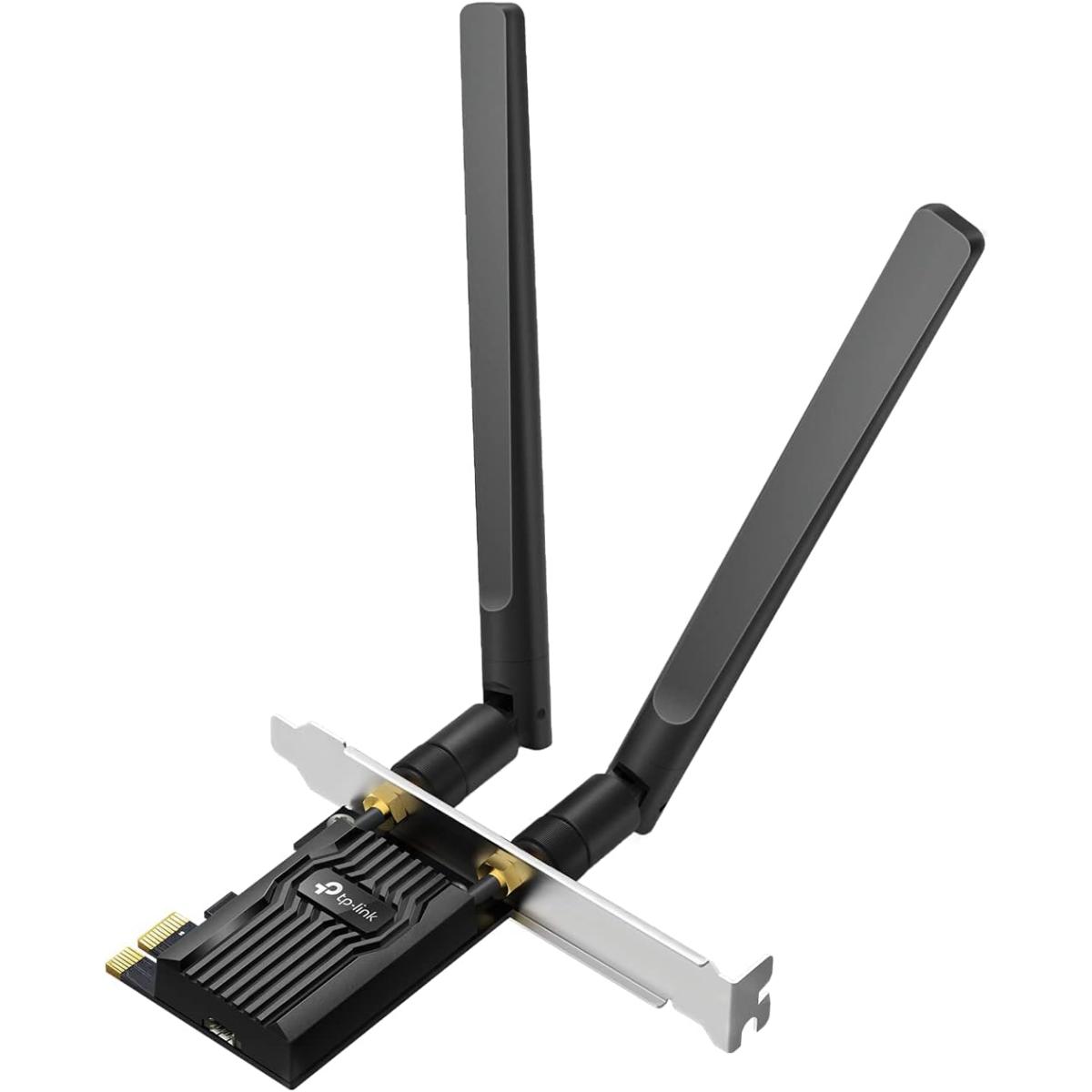 TP-Link WiFi 6 PCIe WiFi Card for Desktop PC AX1800 (Archer TX20E), Bluetooth 5.2, WPA3, 802.11ax Dual Band Wireless Adapter with MU-MIMO, Ultra-Low Latency, Supports Windows 11, 10 (64bit) Only