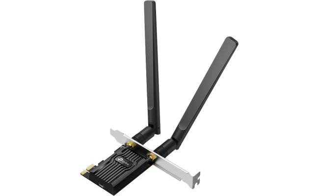 TP-Link WiFi 6 PCIe WiFi Card for Desktop PC AX1800 (Archer TX20E), Bluetooth 5.2, WPA3, 802.11ax Dual Band Wireless Adapter with MU-MIMO, Ultra-Low Latency, Supports Windows 11, 10 (64bit) Only