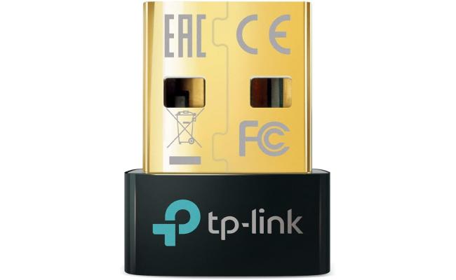 TP-Link USB Bluetooth Adapter for PC, Bluetooth 5.0/5.3 Dongle Receiver, Plug and Play, Nano Design, EDR & BLE, Supports Windows 11/10/8.1/7 for Desktop, Laptop, PS5/PS4/Xbox Controller (UB500)