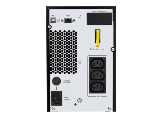 APC Easy UPS On-Line, 1000VA/800W, Tower, 230V, 3x IEC C13 outlets, Intelligent Card Slot, LCD