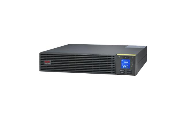 APC Easy UPS On-Line, 3kVA/2400W, Rackmount 2U, 230V, 6x IEC C13 + 1x IEC C19 outlets, Intelligent Card Slot, LCD, W/ rail kit